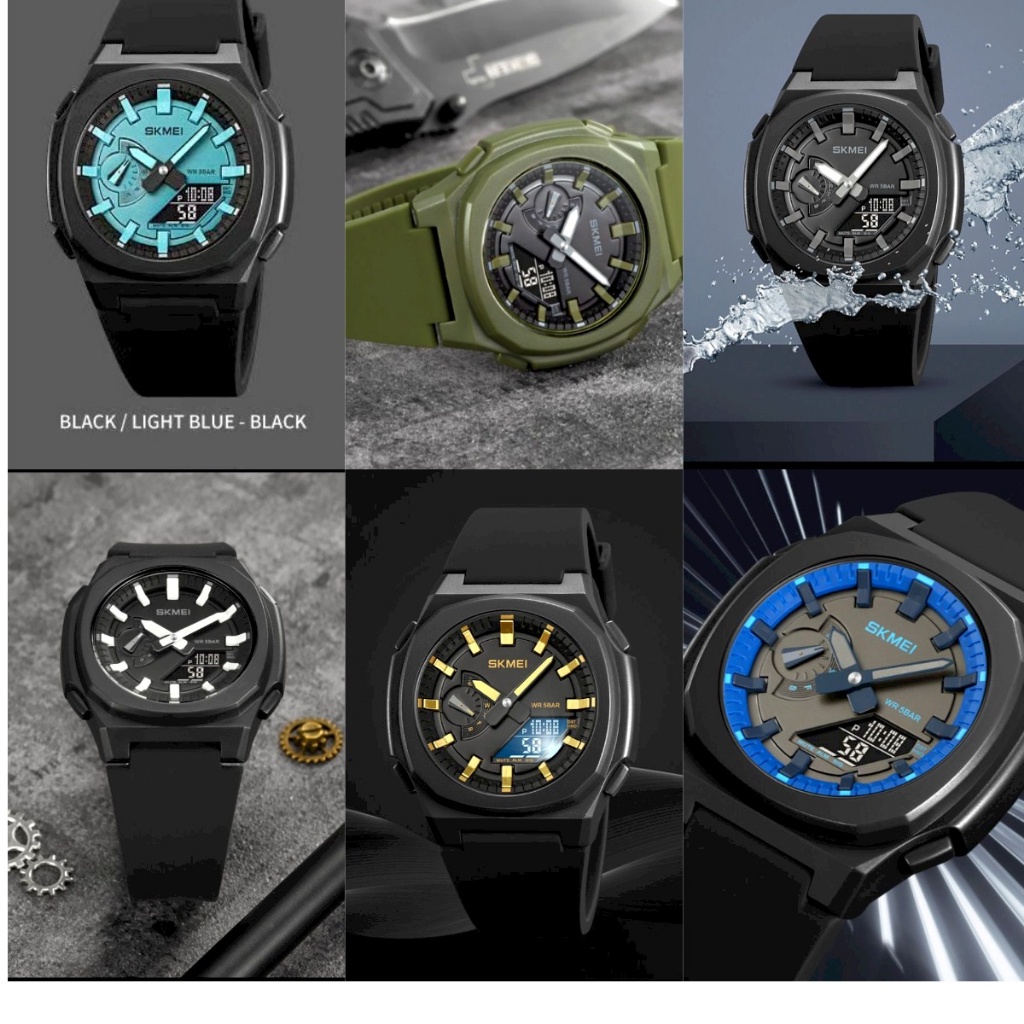 SKMEI ORIGINAL 2091 Jam Tangan Pria dual time