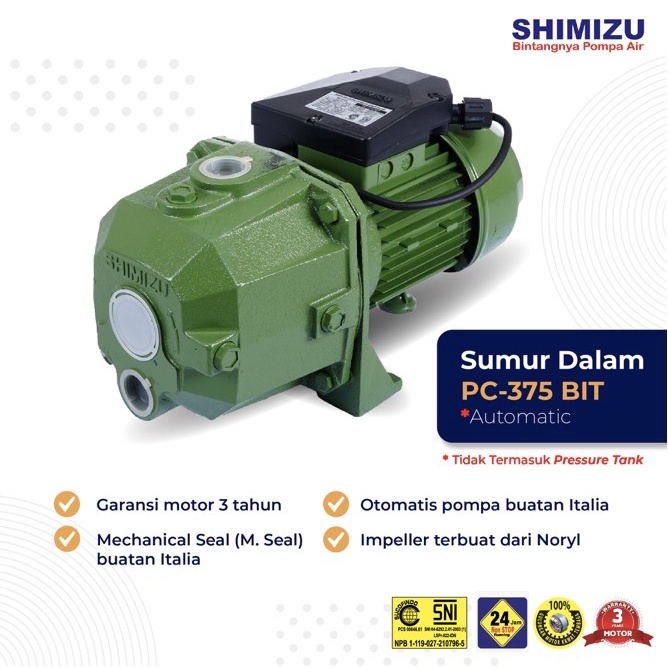 Pompa Air Sumur Dalam Shimizu PC-375 BIT