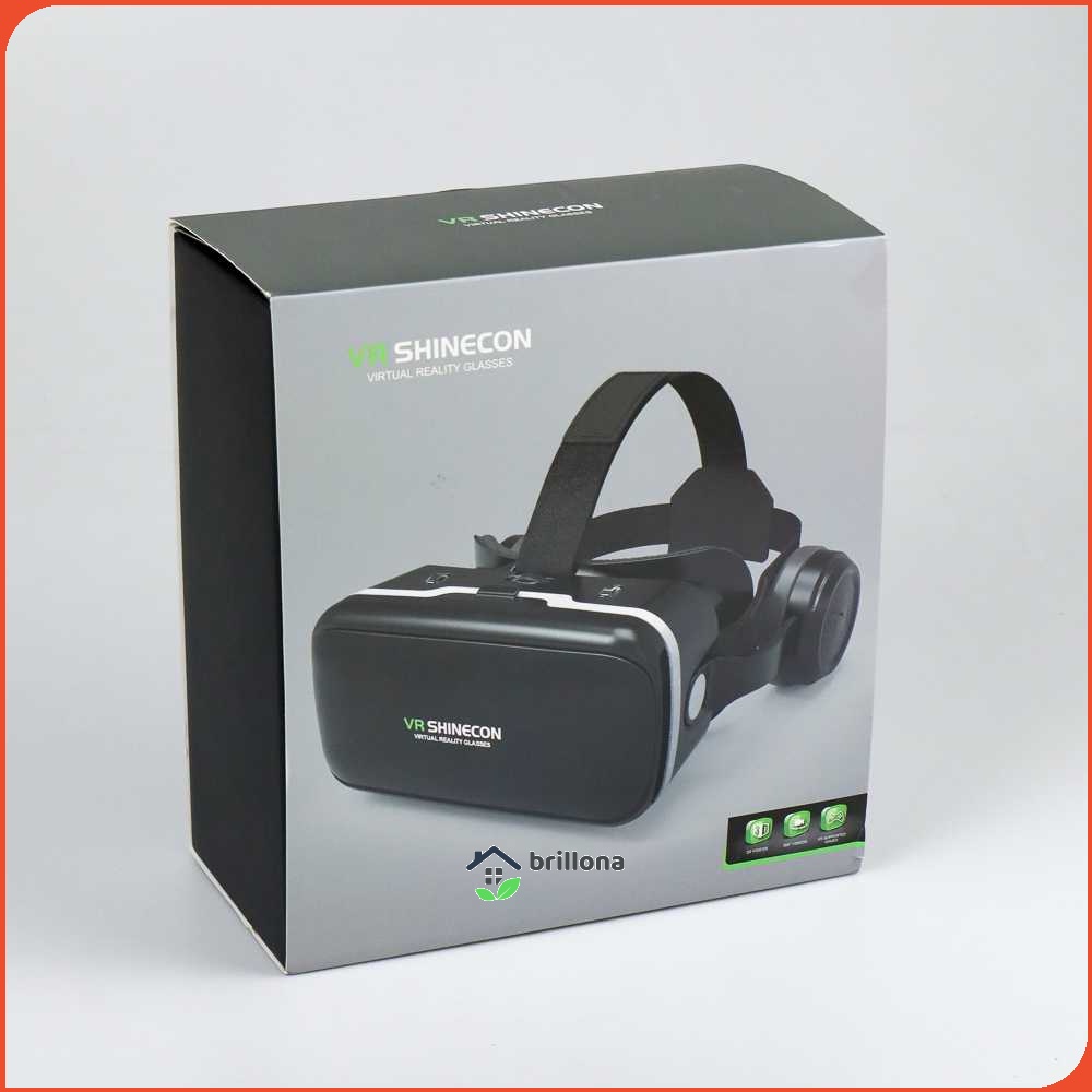 Shinecon 6.0 VR Box Virtual Reality Glasses dengan Headphone