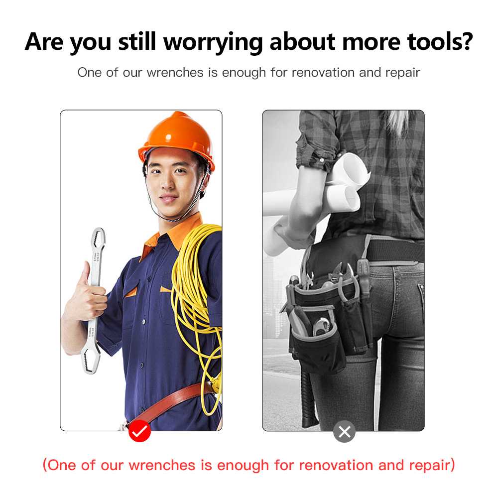 Kunci Ring Universal Torx Wrench Double Head Non Slip 8-22mm - HRC60