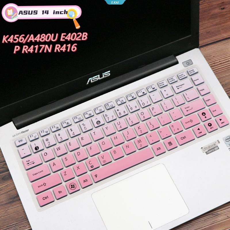 Laptop ASUS 14inch Untuk Model ASUS 14inch K456/A480U E402BP R417N R416 Aksesori Keyboard Komputer Cakupan Penuh Tahan Air Case Pelindung Keyboard Komputer Film [ZK].