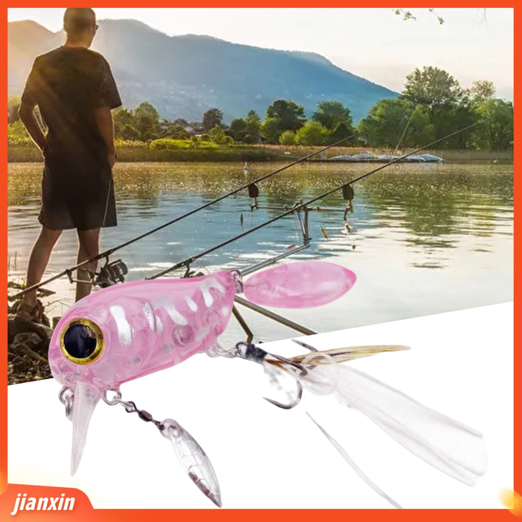 (In Stock) 3.8cm /5g Umpan Pancing Penembus Kuat Menggoda Tajam Buatan Mengambang Umpan Umpan Keras Untuk Pemancing