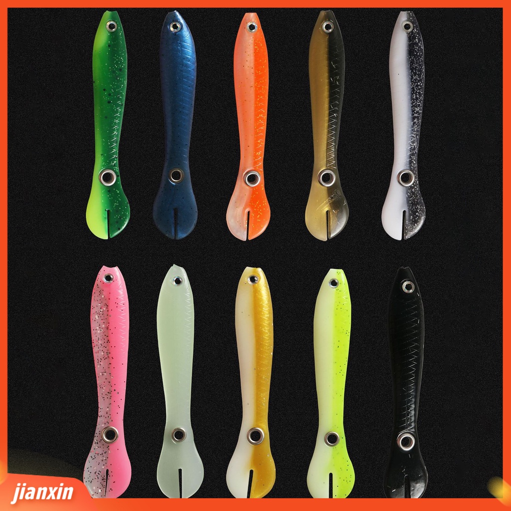 (In Stock) 10Pcs 10cm /6g Bentuk Pancing 3D Mata Ikan Umpan Palsu Lingkaran Logam Bionic Lembut Memancing Umpan Perlengkapan Memancing