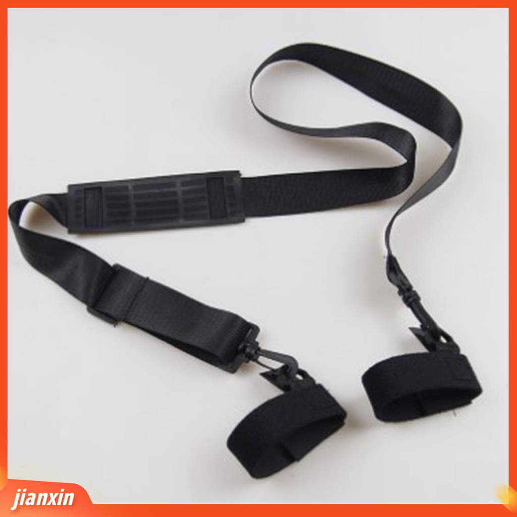 (In Stock) 1set Tali Pancing Fasten Tape Outdoor Portable Fishing Pole Harness Dengan 2tali Ikat Untuk Troli