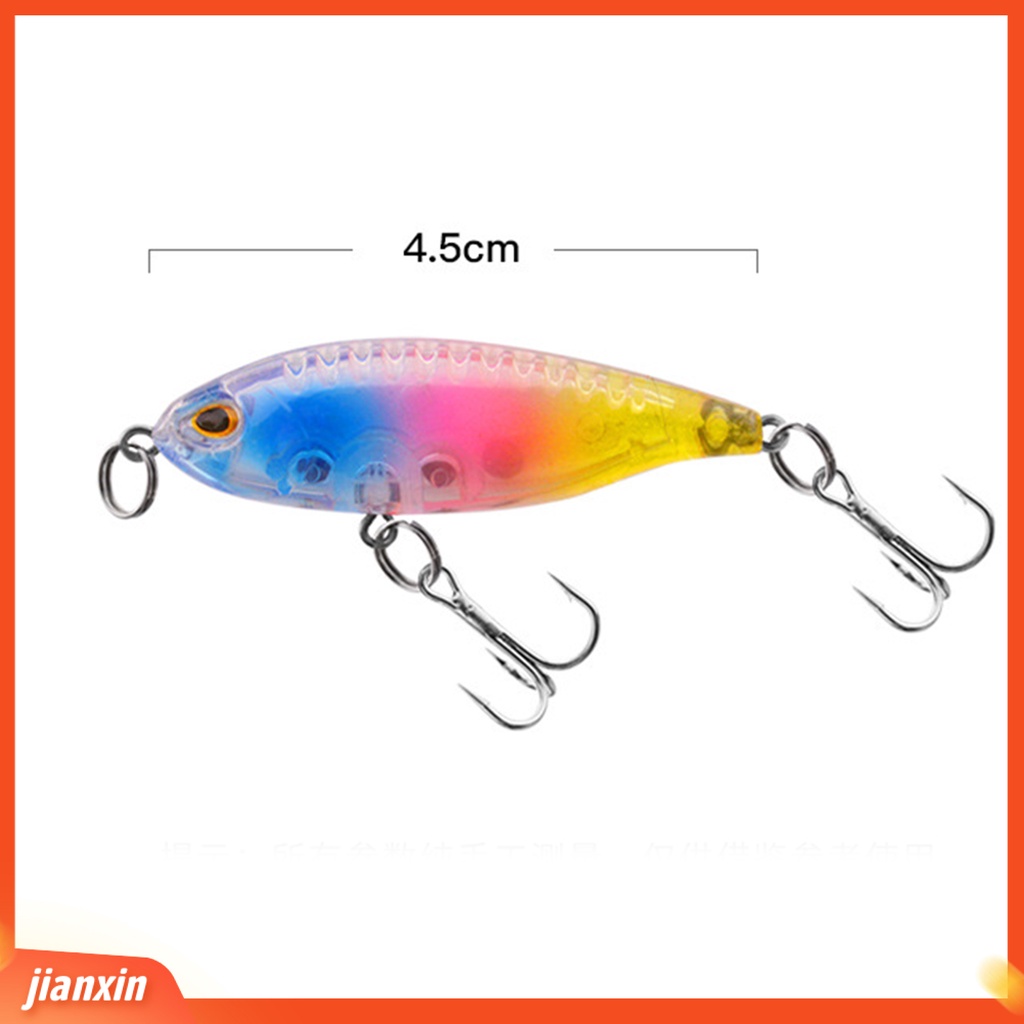 (In Stock) 5Pcs /Set 4.5cm Bionic Fake Lure Umpan Pancing Buatan Dengan Kait Treble Tajam