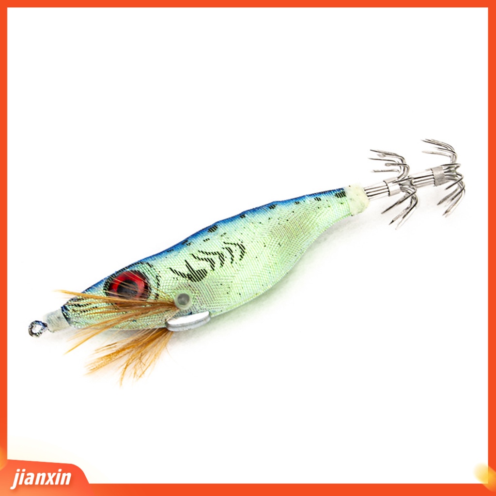 (In Stock) Umpan Luminous Manusia Hidup PVC Cumi Gurita Udang Cuttlefish Kail Pancing Untuk Memancing