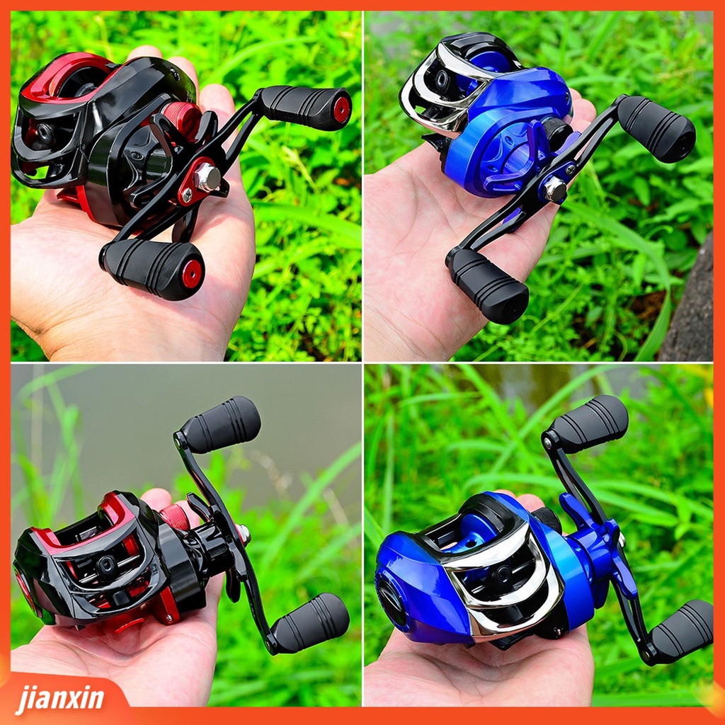 (In Stock) Gulungan Pancing 7.2:1 Gear Ratio Fishing Tackle Metal Water Drop Reel Gulungan Pancing Laut Untuk Angling