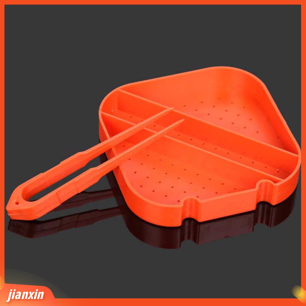(In Stock) Kotak Case Penyimpanan Umpan Cacing Tanah Maggot Umpan Pancing Portabel Dengan Lanyard