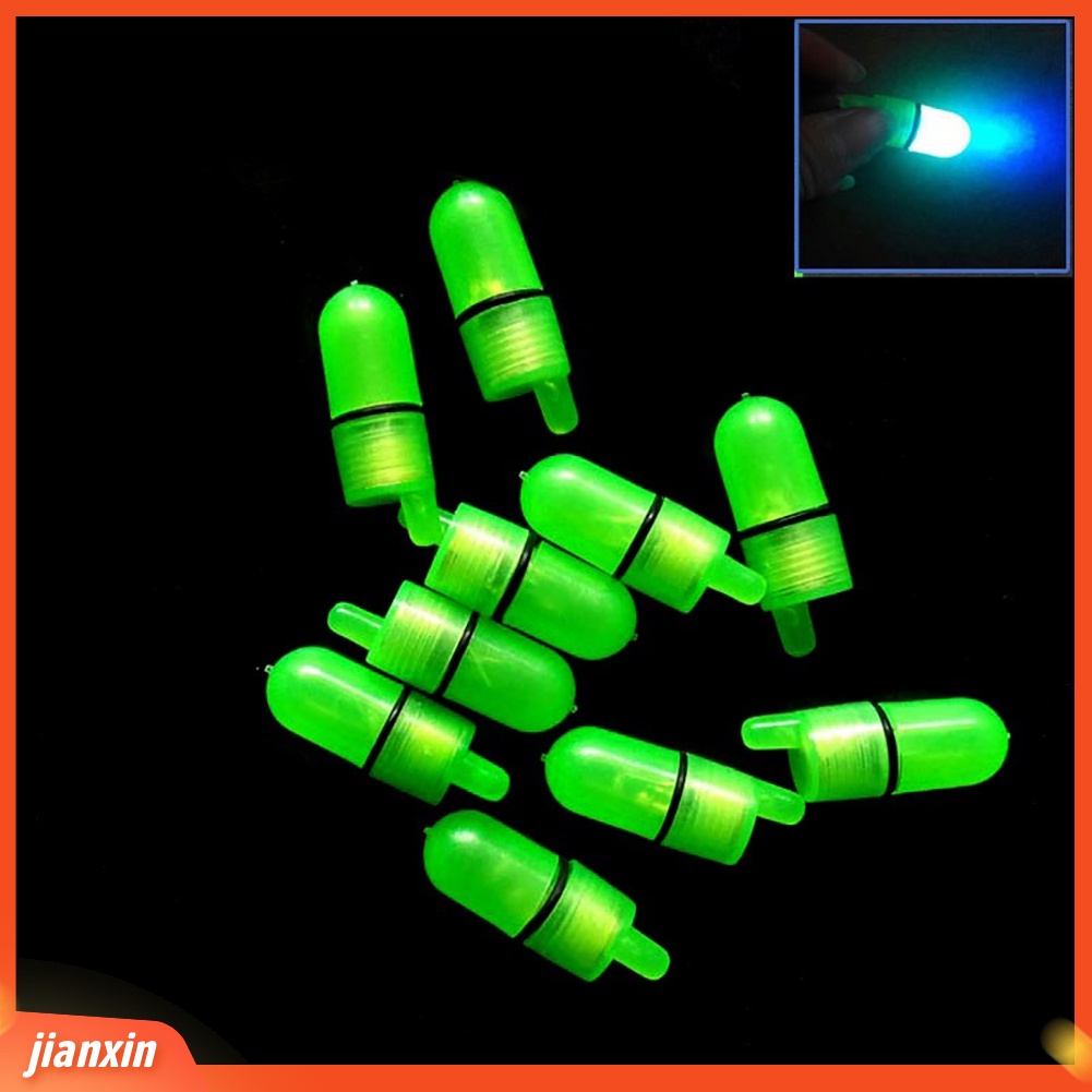 (In Stock) 10Pcs Tongkat Pancing Portabel Lampu LED Gigitan Ikan Alarm Alert Alat Aksesoris