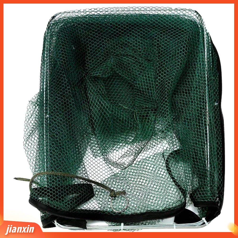 (In Stock) Jaring Ikan Nilon Otomatis 6lubang Lipat Kandang Udang Crab Fish Trap Network