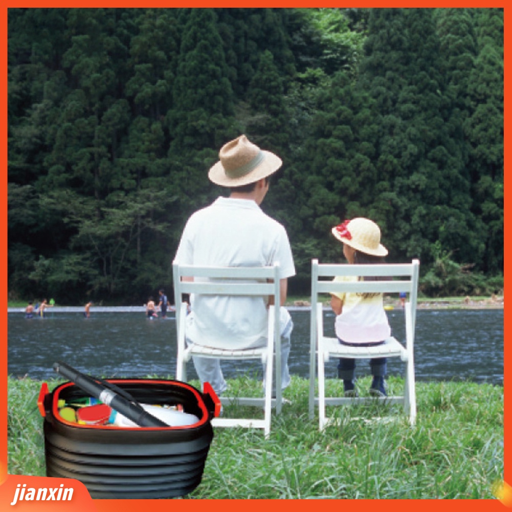 (In Stock) Kotak Penyimpanan Bagasi Otomatis Mobil Lipat Multifungsi Bisa Organizer Ember Dengan Tutup