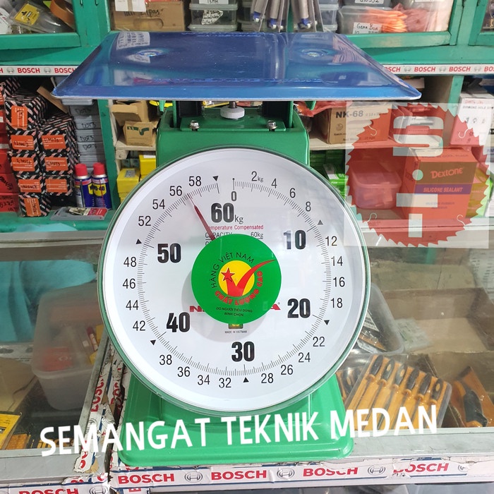 Murah 60kg TIMBANGAN DUDUK LAUNDRY MANUAL 60 kg 60kg NHON HOA VIETNAM ORI YGC589