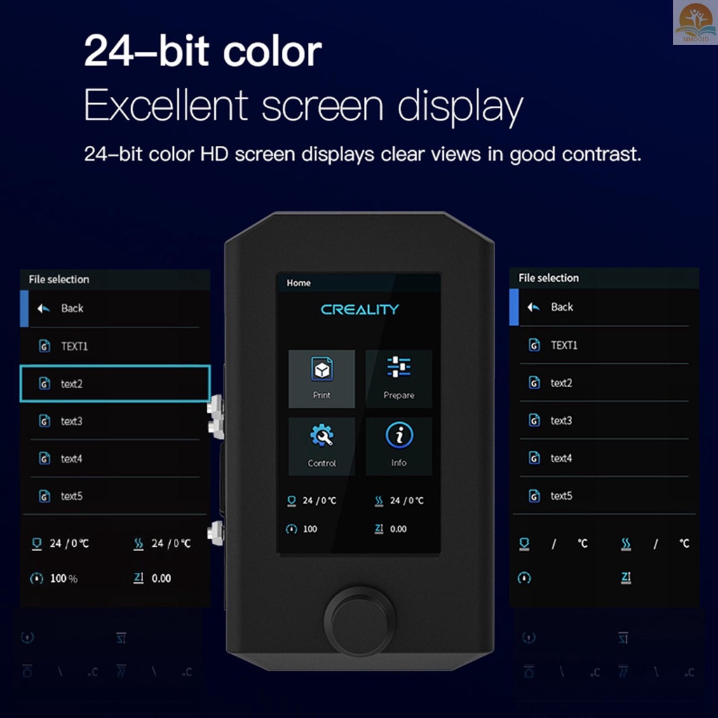 In Stock Creality Ender-3 V2 Screen Kit 4.3 Inch Color HD Display Screen Antarmuka UI Ramah Pengguna Untuk Creality Ender-3 V2 3D Printer