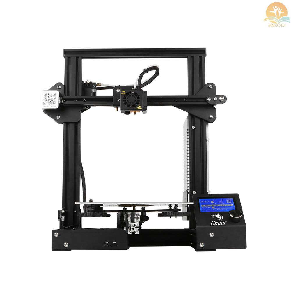 In Stock Creality 3D Ender-3 High-precision DIY 3D Printer Rakitan Sendiri220 * 220 * 250mm Ukuran Pencetakan Dengan Fungsi Pencetakan Resume