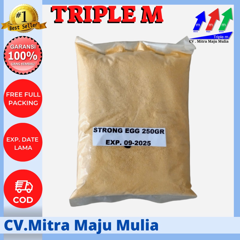STRONG EGG 250 gram STRONGEGG 250 gram Vitamin Peningkat Berat Telur Masa Produksi Telur