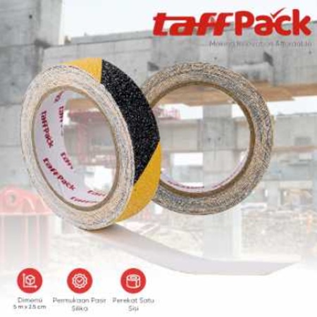 TaffPACK Lakban Tape Anti Slip 2,5cmX5meter Safety Grip Strong Traction