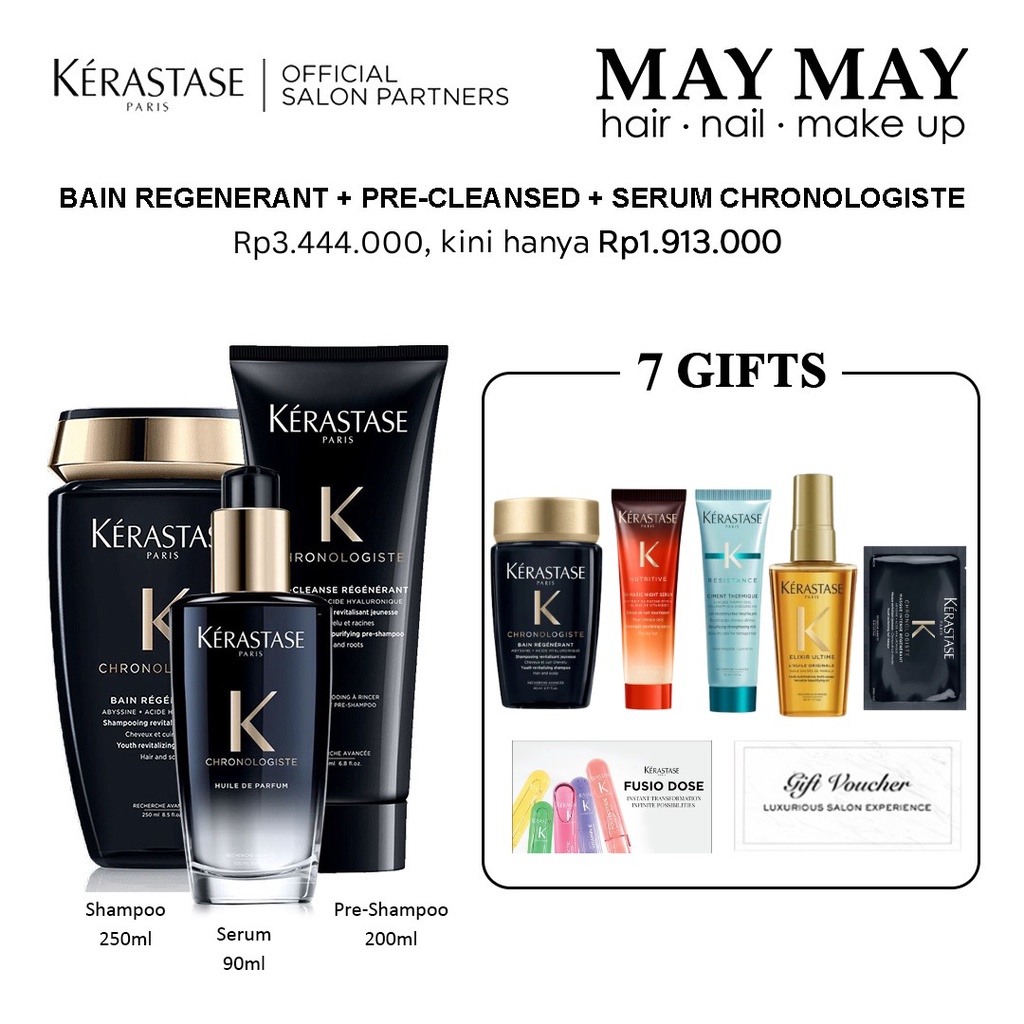 Kerastase Youth Revitalizing Triple Set - Anti Penuaan