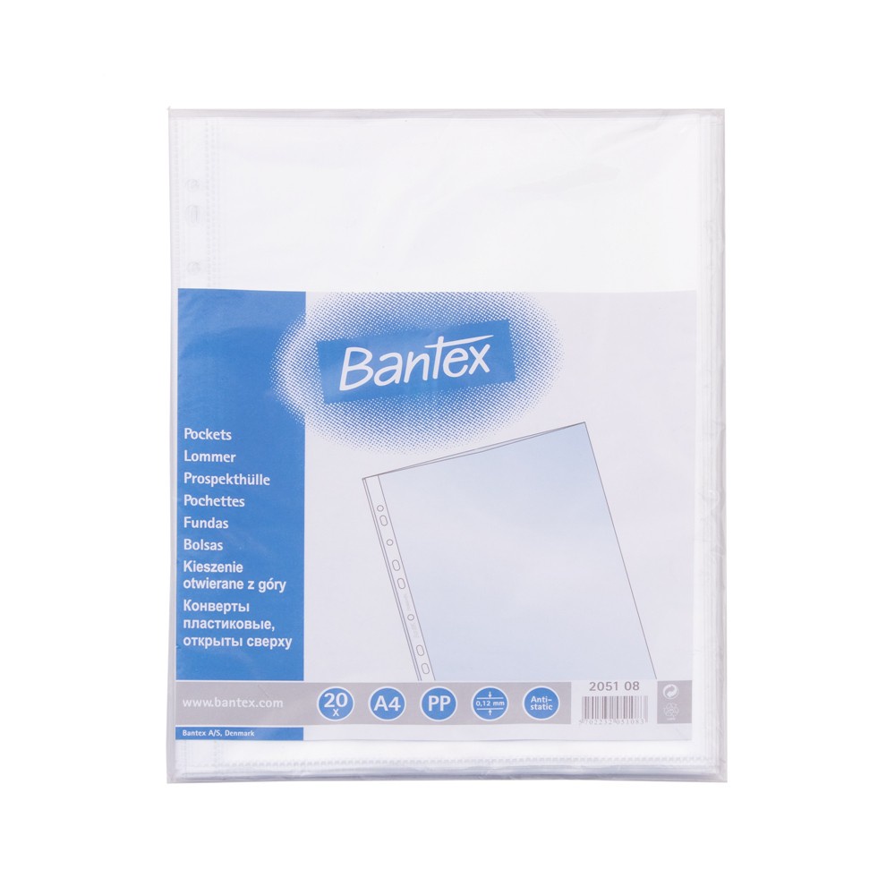 

[Artomas] Bantex POCKET A4 0,12 MM PP #8051 08