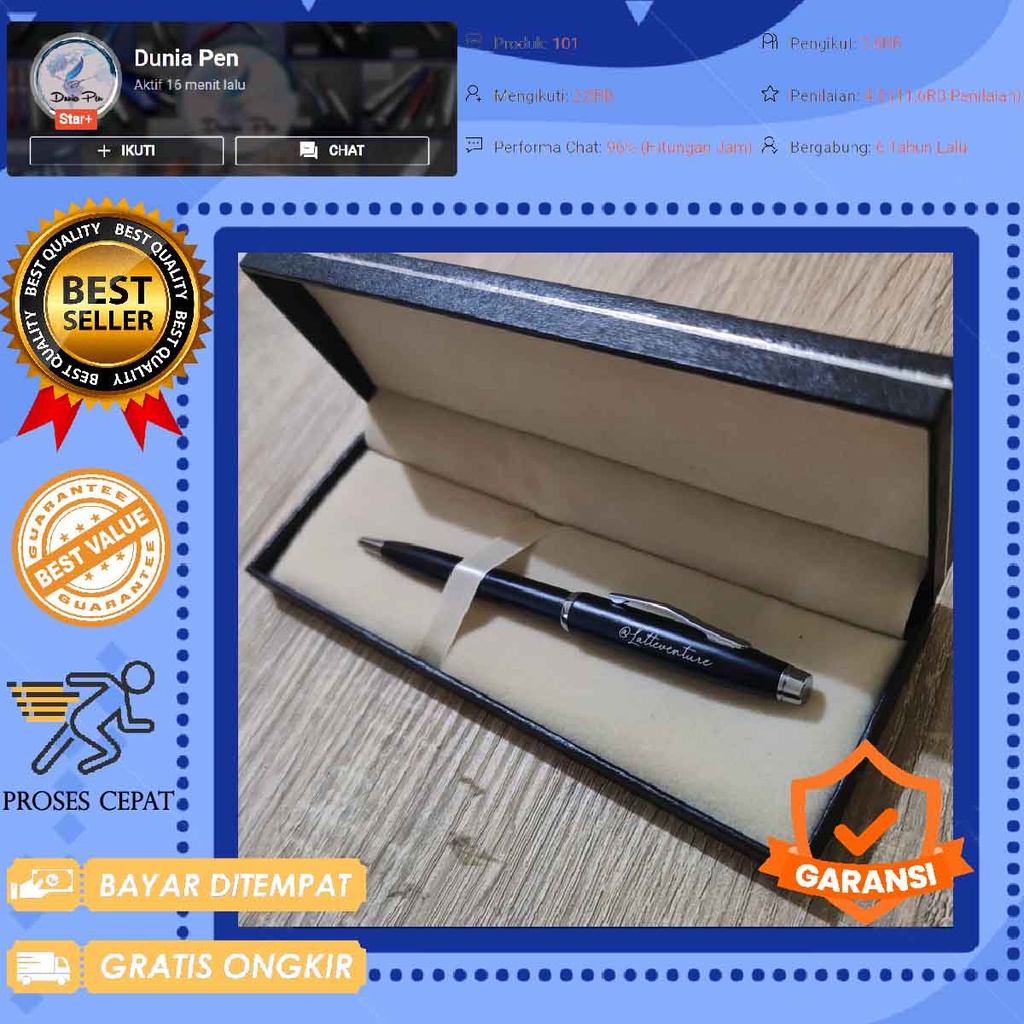 

Pen Custom Nama BP208 Pulpen Mirip merk Cross