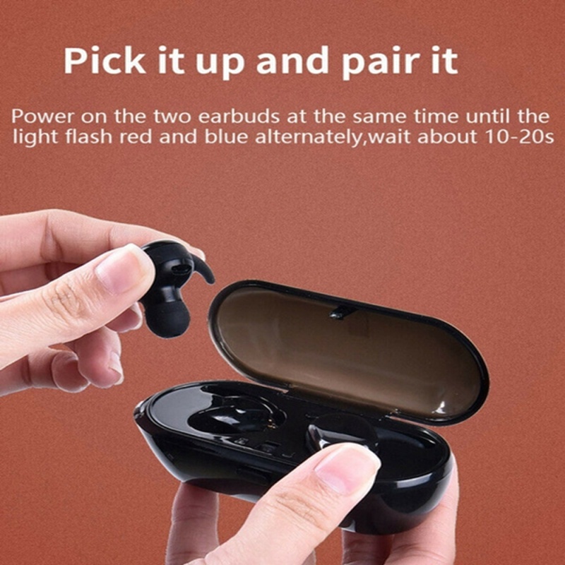 BASS headset bluetooth full bass TWS Y30 asli earphone Bluetooth Original henset Murah TWS True wire