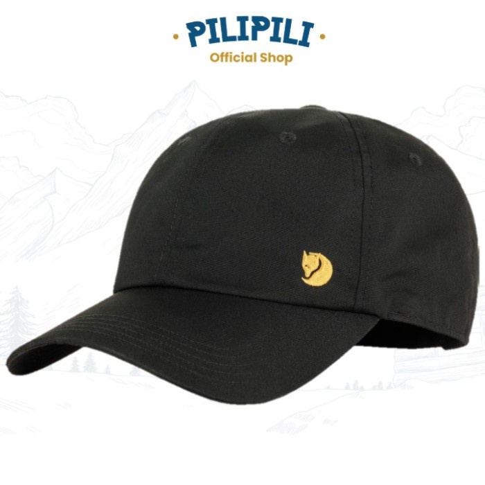 Fjallraven Bergtagen Cap Topi Fjallraven Bergtagen Cap Black