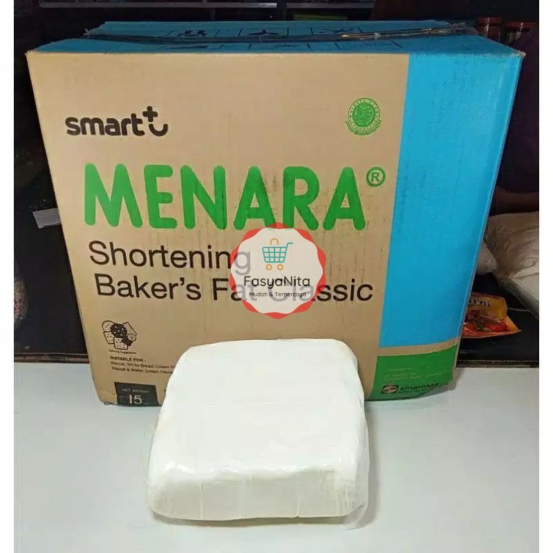 

MENTEGA PUTIH MENARA 250GR - WHITE FAT - SHORTENING - LEMAK NABATI - BAKERS FAT