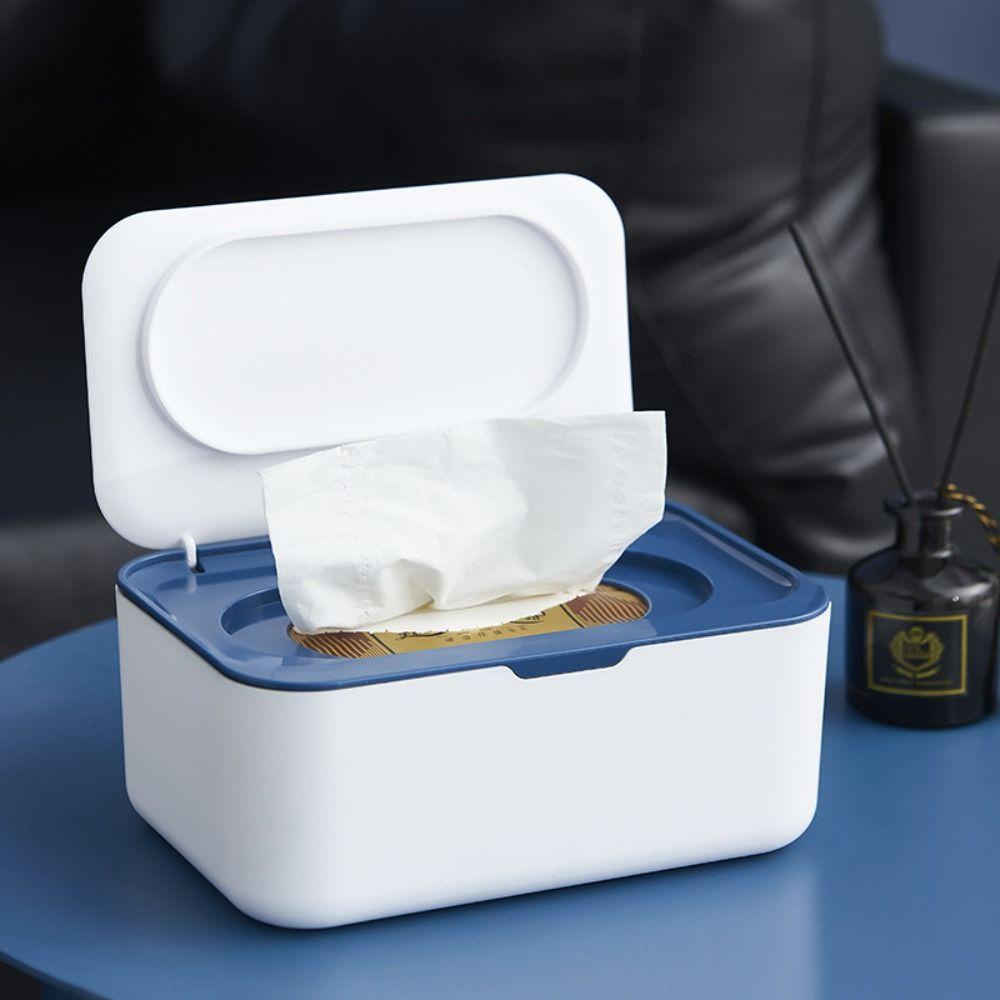Dispenser Tisu Anti Debu Sealed, Dispenser Tisu Anti Debu Sealed, Elegan Dengan Tutup Plastik Kapasitas Besar Tempat Serbet Mobil Kantor