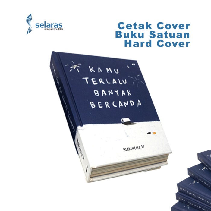 

✨BISA COD✨ -Cetak Cover Buku Satuan Hard Cover Ukuran A5 / B5 / A4 - A3+Jahit, Glossy