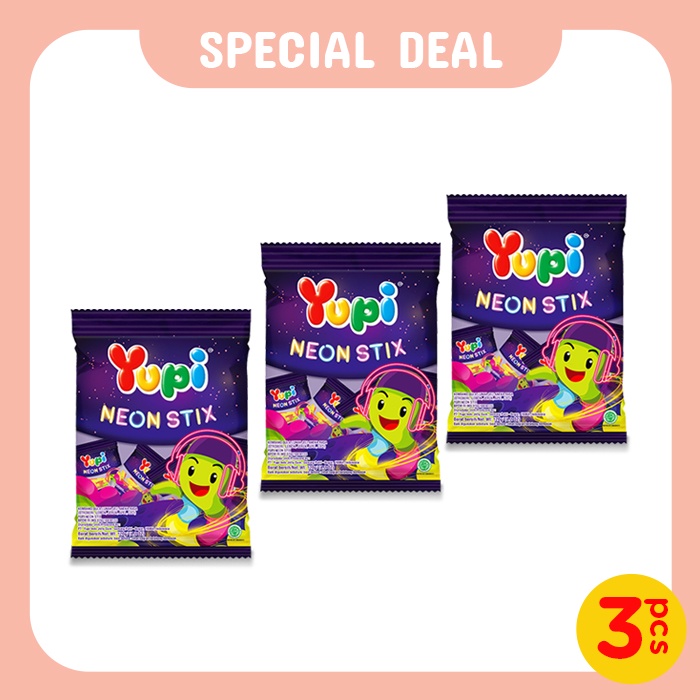 Triple Bag Yupi Neon Stix