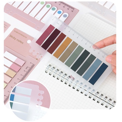 

Notebook Divider Sticky Note / Index Sticker PET Pembatas Penanda Transparan Catatan Buku Morandi Artopia Annotation Annotating Anotasi 3