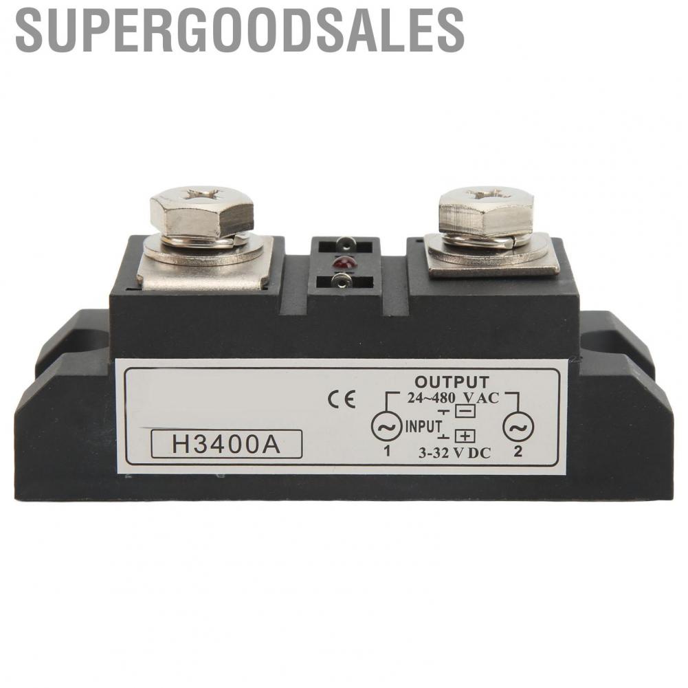 Supergoodsales Industrial State Relay ABS Housing With  DC 3-32V To AC 24-480V