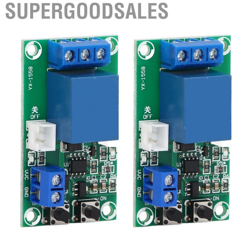 Supergoodsales 2X 12V Single Channel RS Trigger Circuit On Off Relay Module