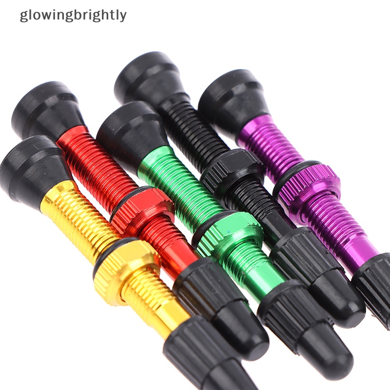 [glowingbrightly] Katup Vakum Sepeda Gunung French valve Aluminium tubeless French valve TFX