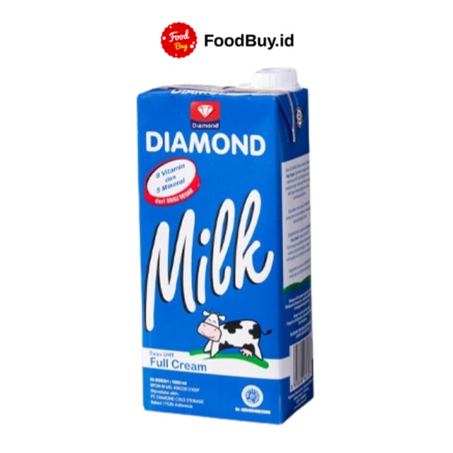

Diamond Milk Susu UHT Full Cream 1 Liter