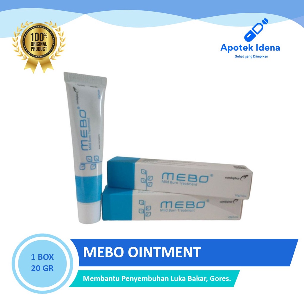 MEBO WOUND OINTMENT SALEP LUKA BAKAR 20 Gr -Membantu Mengobati Luka Bakar - Salep Luka Bakar AMPUH