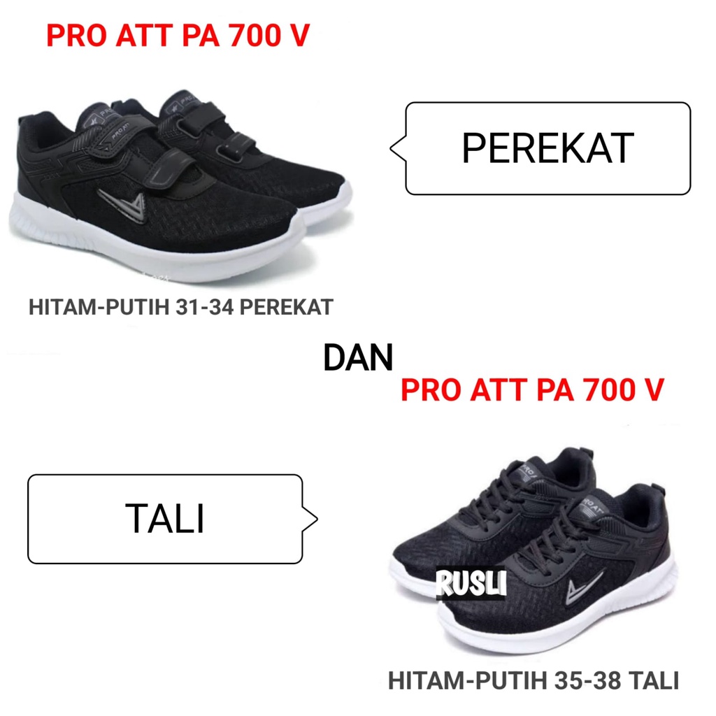 Promo (Cod) Termurah Sepatu Sekolah Anak Sd Smp Pro Att Lst 931 V Dan Jac 302/Or 772/Pa 700