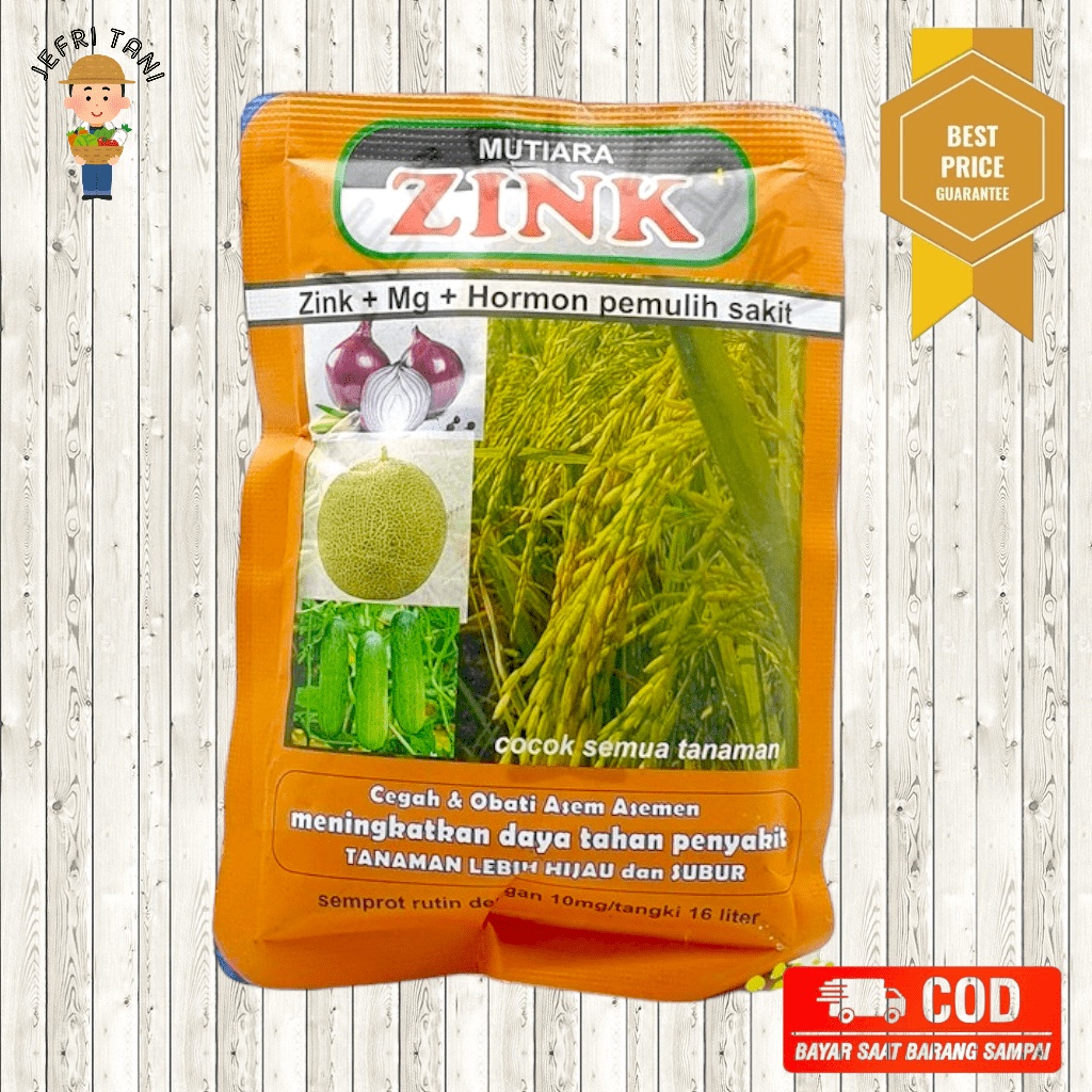 PUPUK MUTIARA ZINK 150 GRAM - Pupuk Mutiara + Zink + Mg + Hormon pemulih sakit