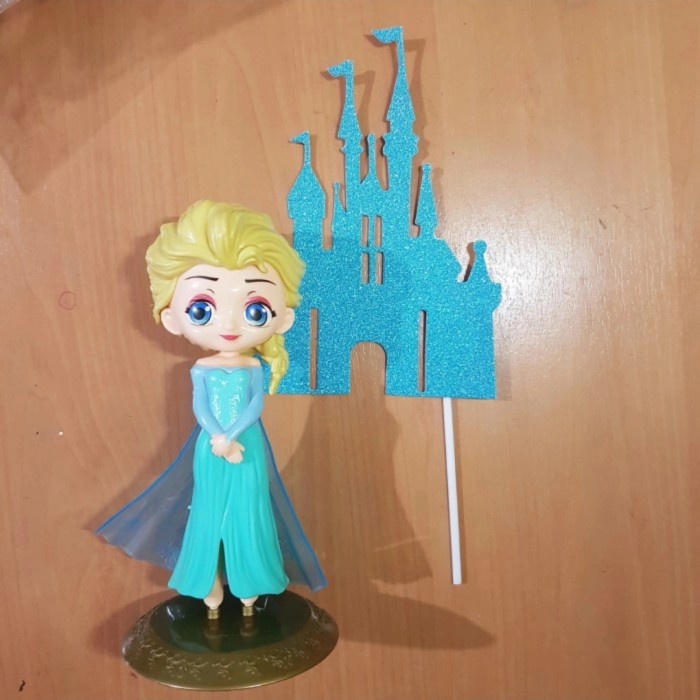 cake topper elsa frozen disney/ hiasan cake figurin elsa frozen - anna