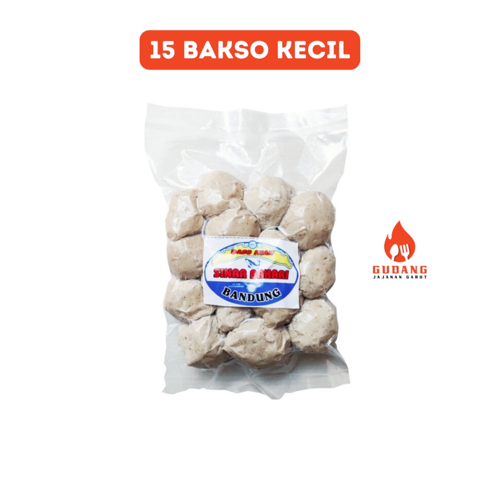 

Bakso / Baso Ikan Sinar Bahari Bandung 15 Bakso Kecil Vacuum Tanpa Bumbu