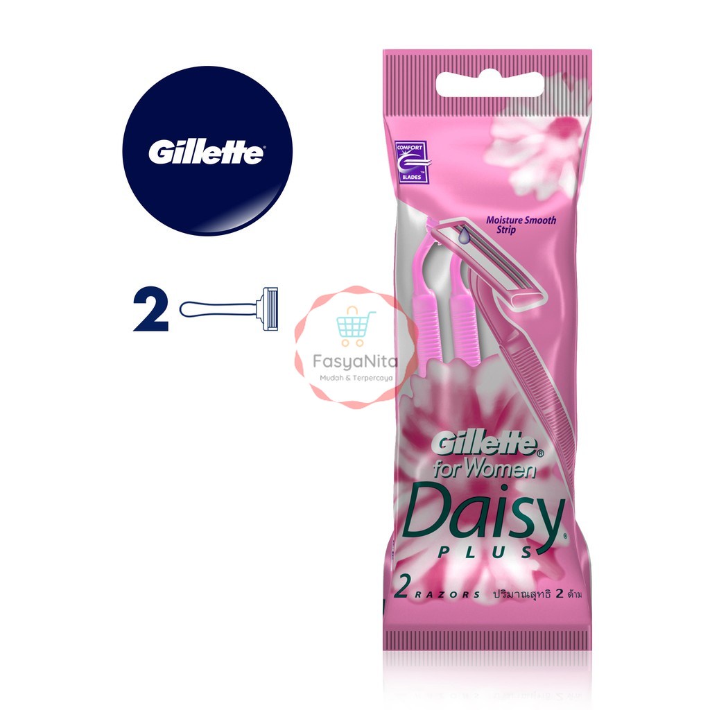 Gillette Daisy Alat Cukur Wanita Isi 2 Razor Pisau Cukur