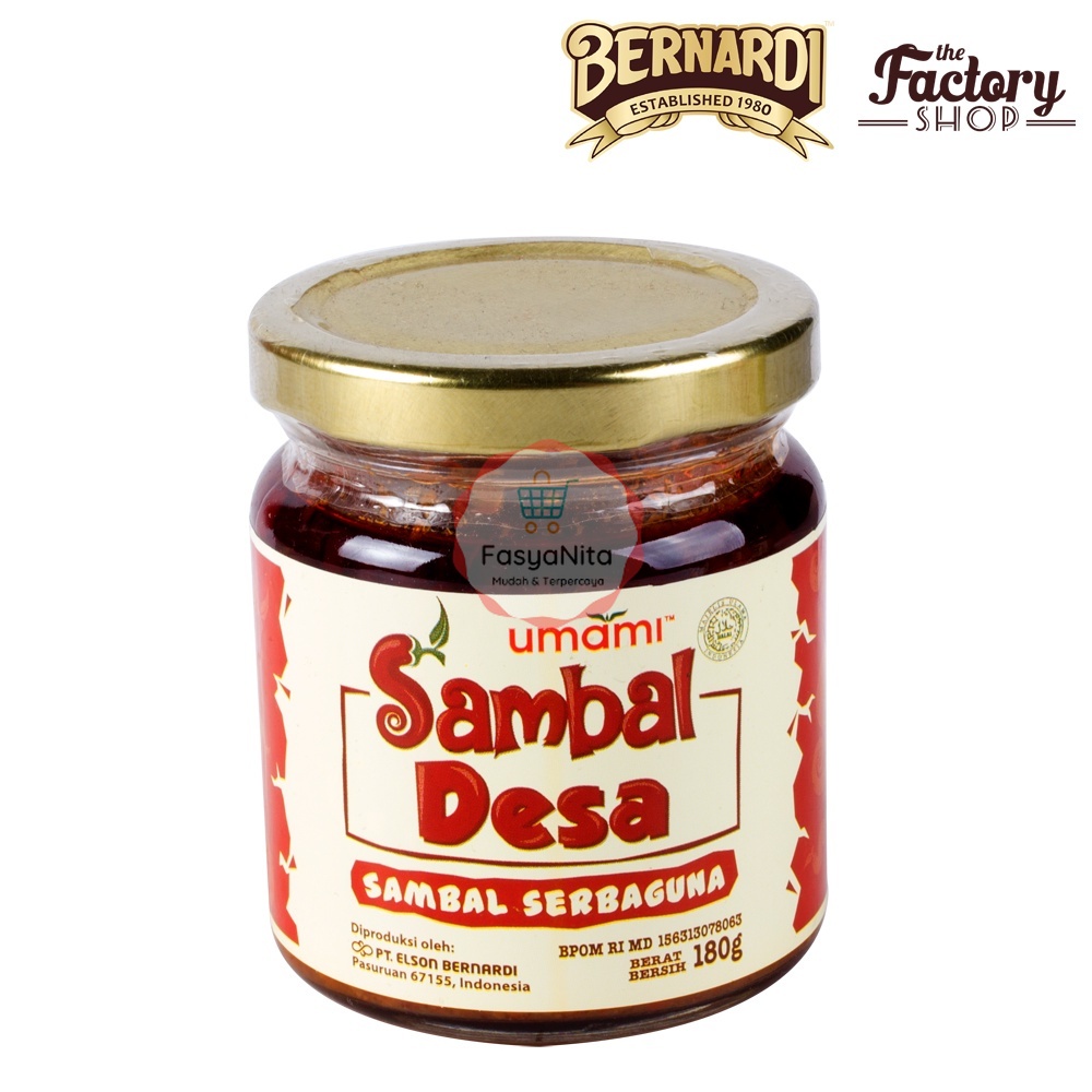 

Umiami Sambal Desa Sambal Serbaguna 180g