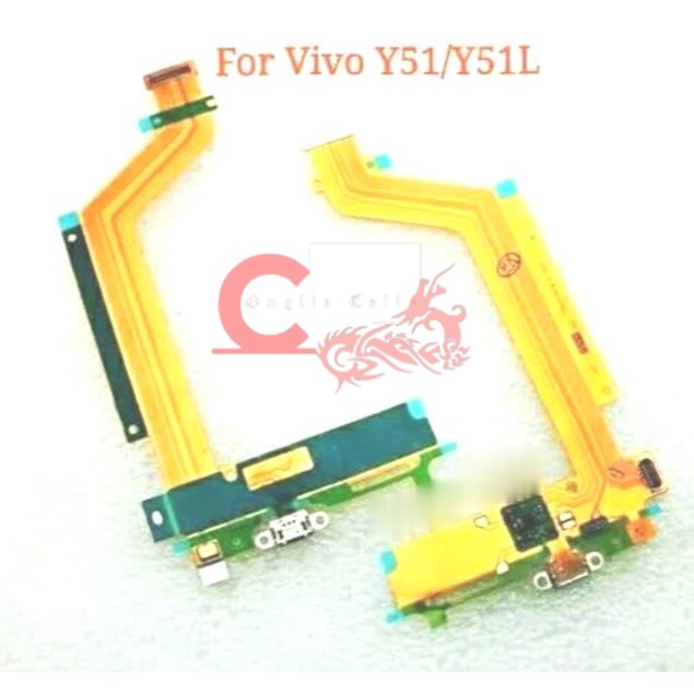 Flexible Charger Konektor Cas + Mic Vivo Y51 Y51L  Ori Oem