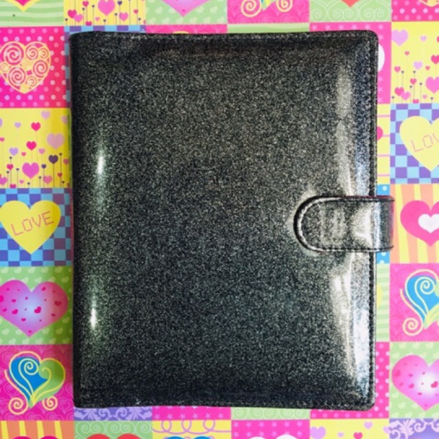 

BINDER GLITTER GLOSSY BLACK A5 B5