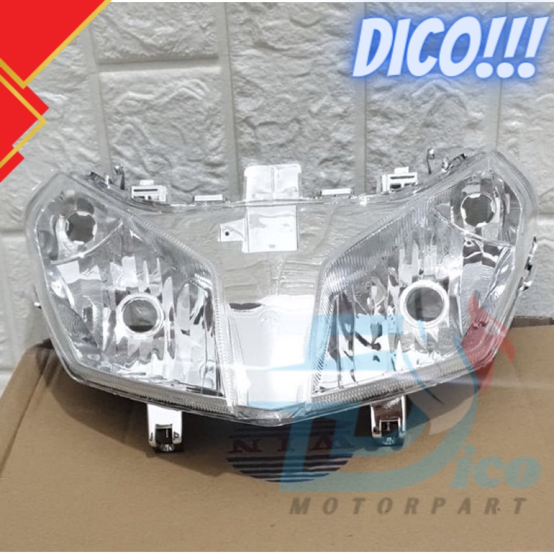 Lampu Depan Vario Techno 110 Karbu 2009 2010 2011 | reflektor headlamp WIN | head lamp light headlig