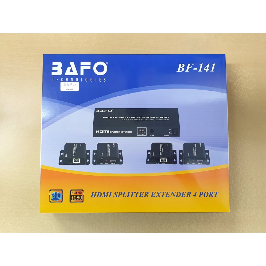 BAFO HDMI splitter extender 4 port BAFO BF-141