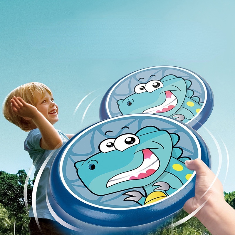 Outdoor Flying Disc Safety Soft Children Frisbee Induk-Anak Bermain Interaktif Flying Saucer Game Flying Disk Kids