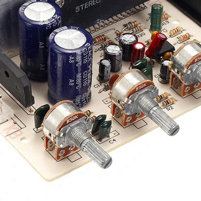 Dx-0408 AC Dual 15V-18V DIY Amplifier STK Papan Power Amplifier Seri Film Tebal