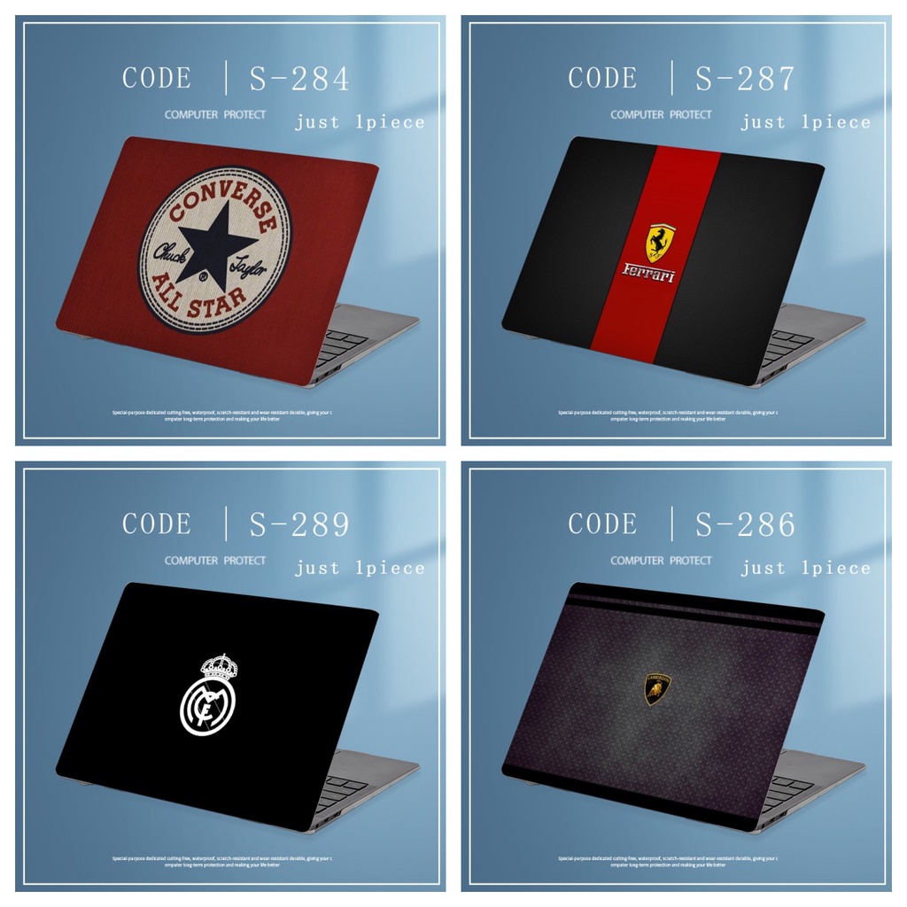 1pc Universal Custom Pola COD FLORAL Stiker Laptop Skin Universal Untuk Lenovo ideapad 14gaging Slim7Carbon thinkbook 11.12.13 /14.15 /17Inch Cover Bebas Memotong Perlindungan Penuh