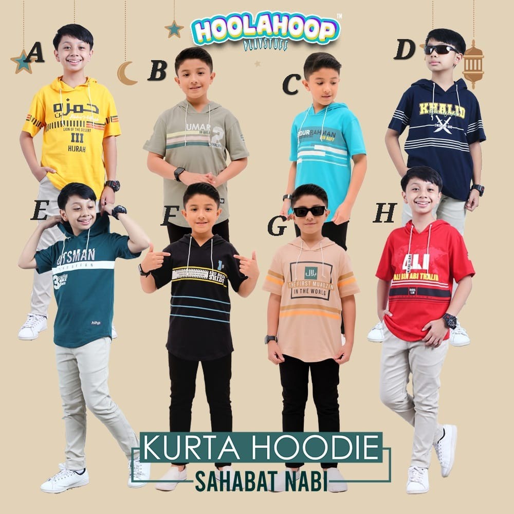 HOOLAHOOP KURTA HOODIE SAHABAT NABI