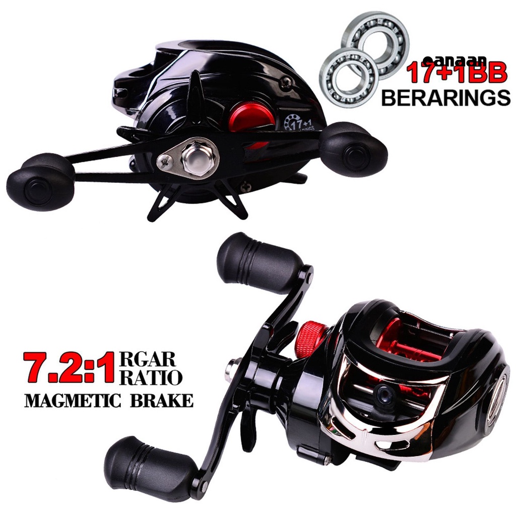 Cnn- Gulungan Mancing 7.2: 1rasio Gigi Multifungsi Metal17+1Axis Seafishing Wire Reel Untuk Memancing